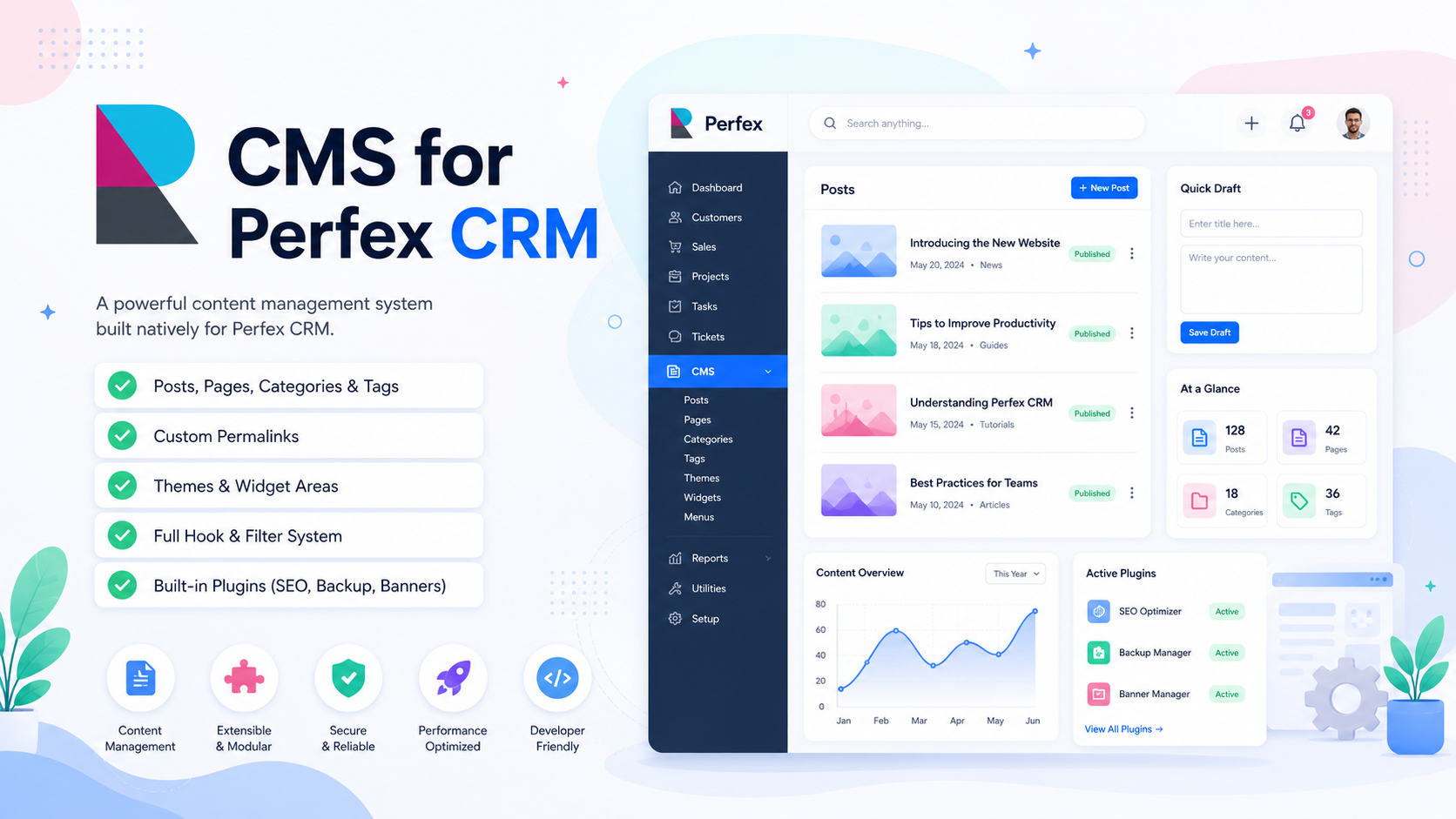 PolyCMS for Perfex CRM